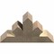 Ekena Millwork Richland Rough Sawn Timber Gable Bracket, Douglas Fir, 36"W x 23"H x 6"D x 6"F, 15/12 Pitch GBW036X23X0606RIC00RDF - alternate 3